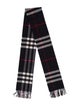 Burberry Cashmere House Check Pattern Scarf
