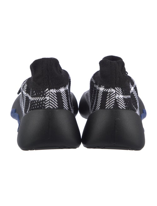 Burberry Plaid Print Sneakers