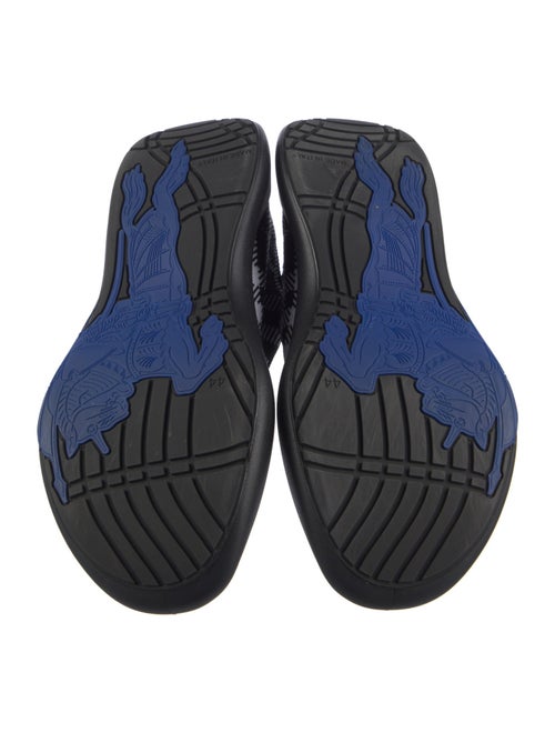 Burberry Plaid Print Sneakers