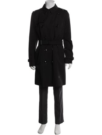 Burberry House Check Pattern Trench Coat