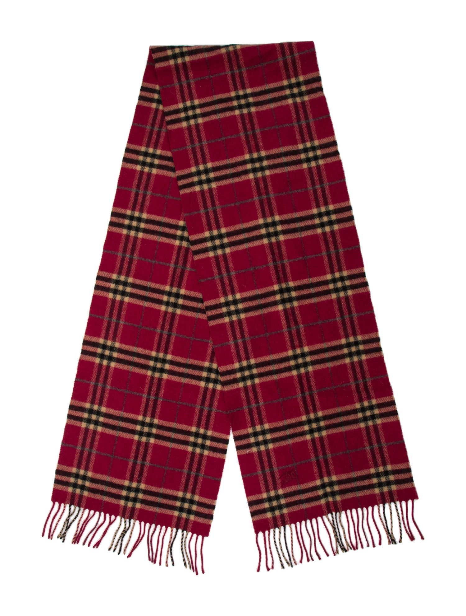 Burberry Lambswool Striped Scarf