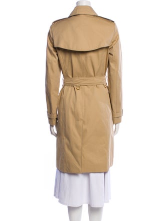 Burberry Colorblock Pattern Trench Coat