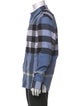 Burberry Exploded Check Pattern Long Sleeve Shirt