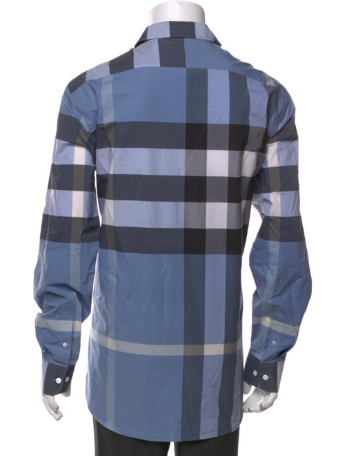 Burberry Exploded Check Pattern Long Sleeve Shirt