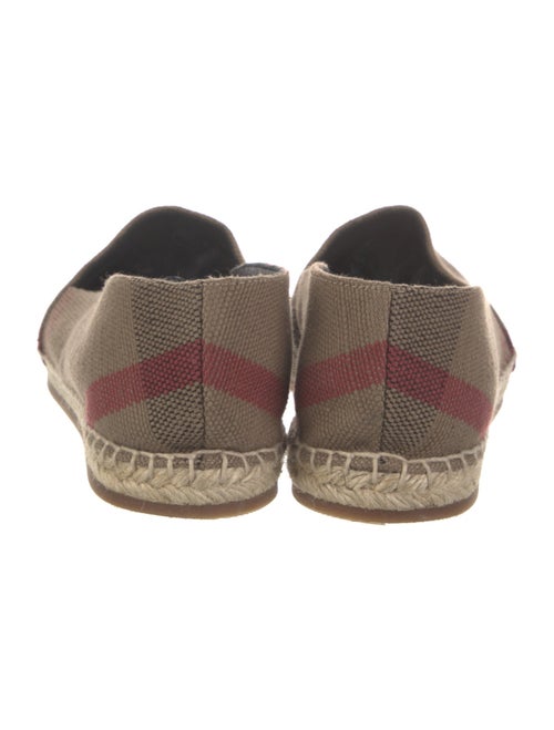 Burberry House Check Pattern Canvas Espadrilles