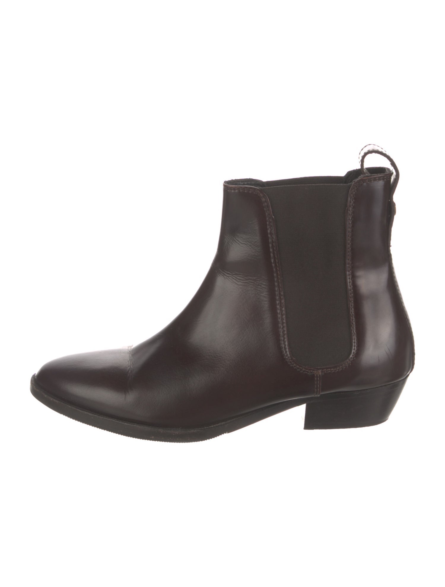 Burberry Leather Chelsea Boots