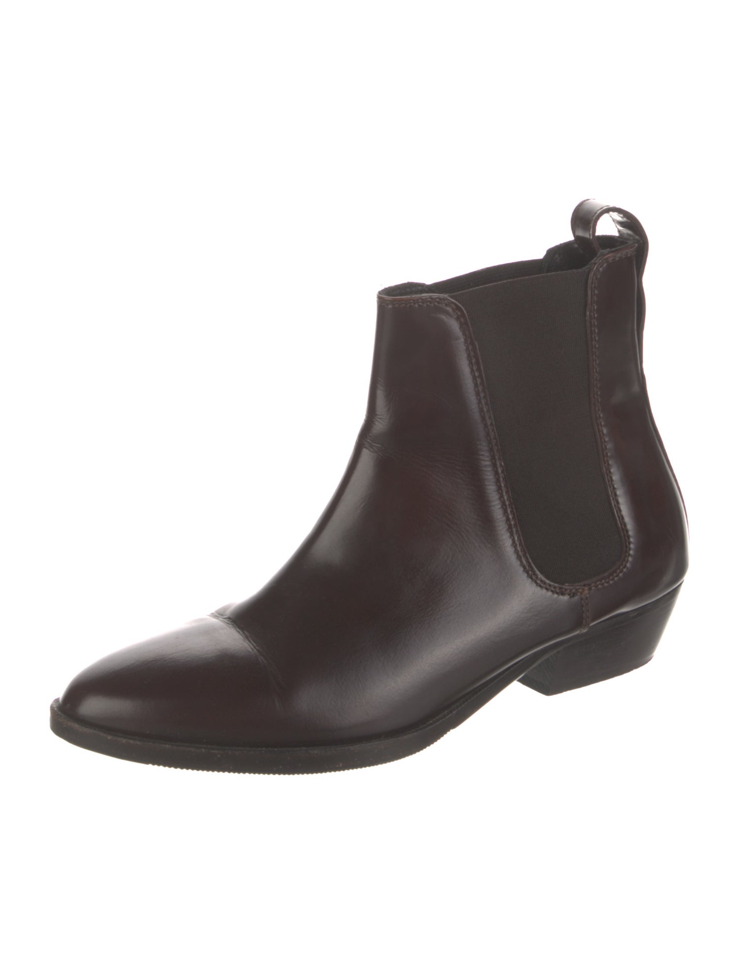 Burberry Leather Chelsea Boots