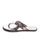 Burberry Prorsum Nova Check Pattern Flip Flops
