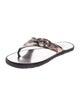 Burberry Prorsum Nova Check Pattern Flip Flops