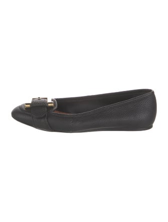Burberry Leather Ballet Flats