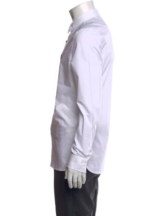 Burberry TB Monogram Long Sleeve Dress Shirt