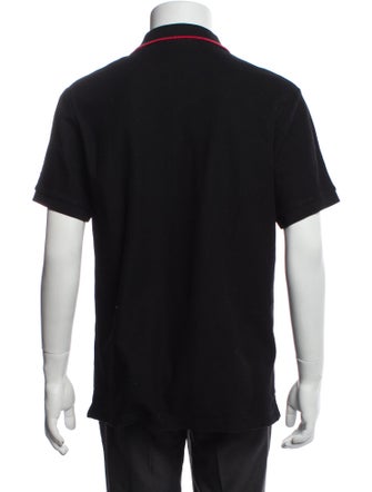 Burberry House Check Pattern Wool Polo Shirt