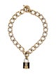 Burberry Rubber Padlock Pendant Necklace