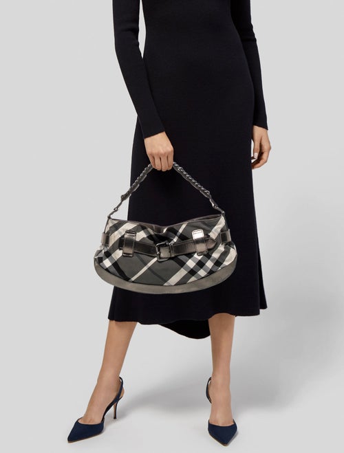 Burberry Beat Check Shoulder Bag