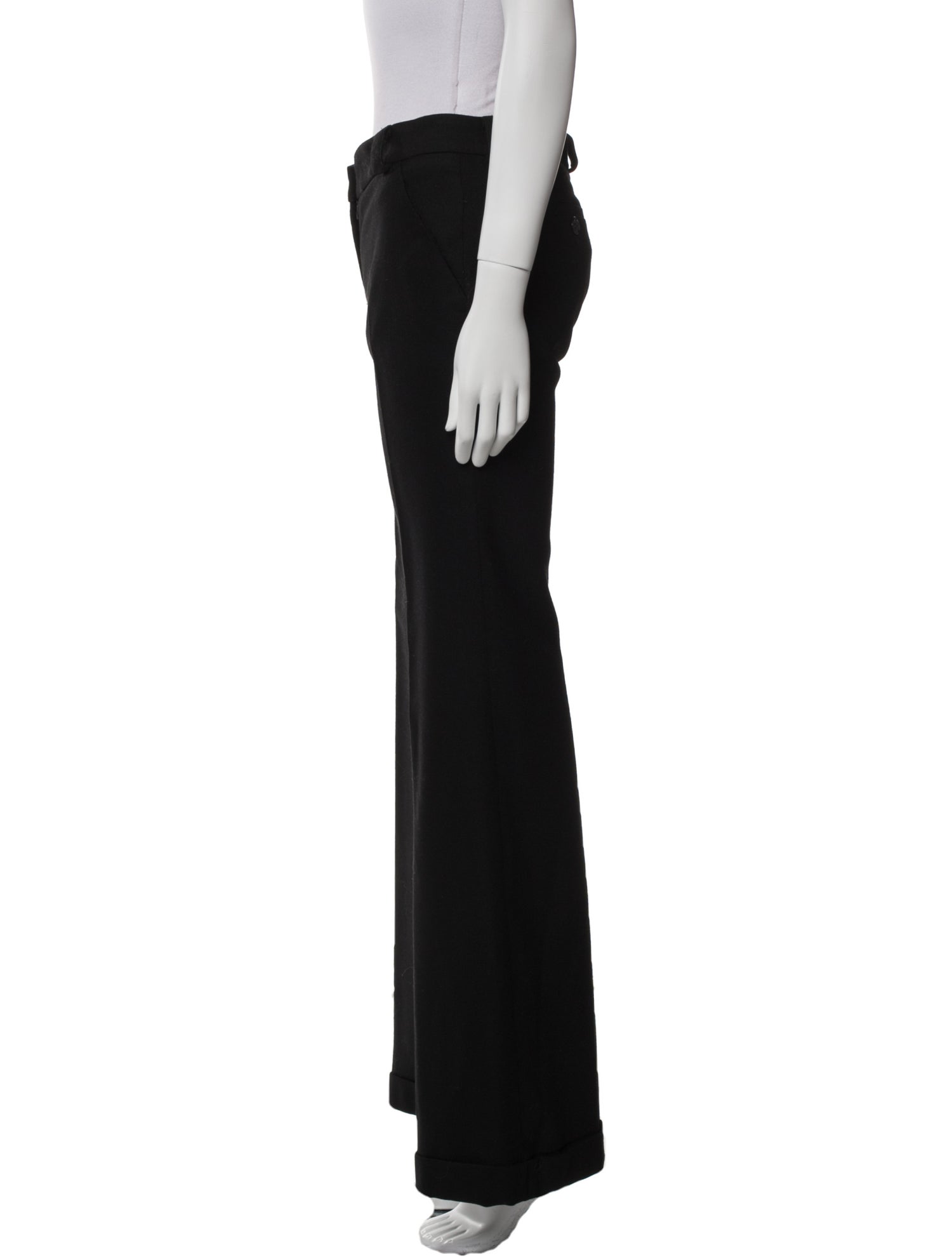 Burberry Wool Wide Leg Pants