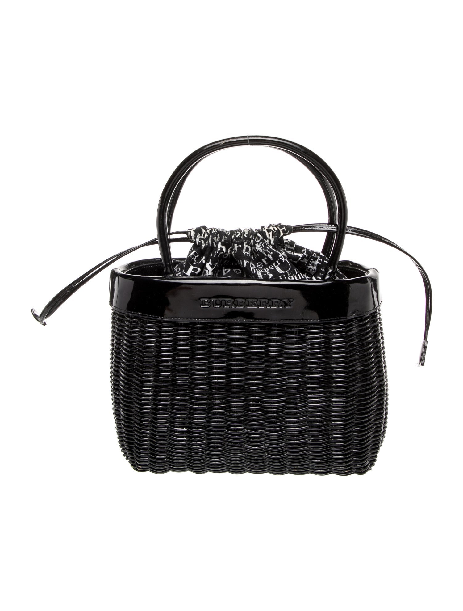 Burberry Wicker Top Handle Bag