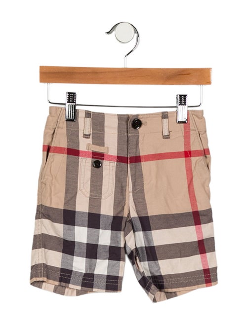 Burberry Boys' Cotton Exploded Check Shorts
