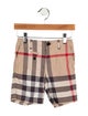 Burberry Boys' Cotton Exploded Check Shorts