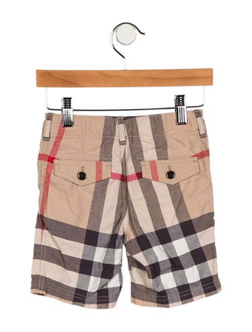 Burberry Boys' Cotton Exploded Check Shorts
