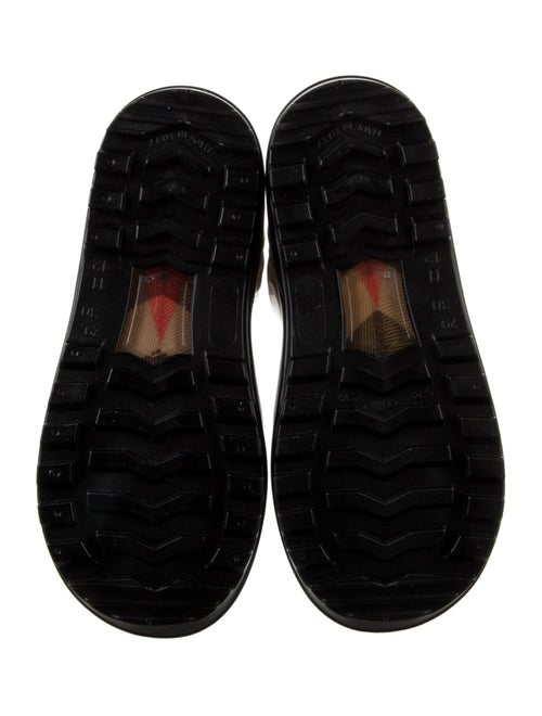 Burberry Check Flat Rain Boots