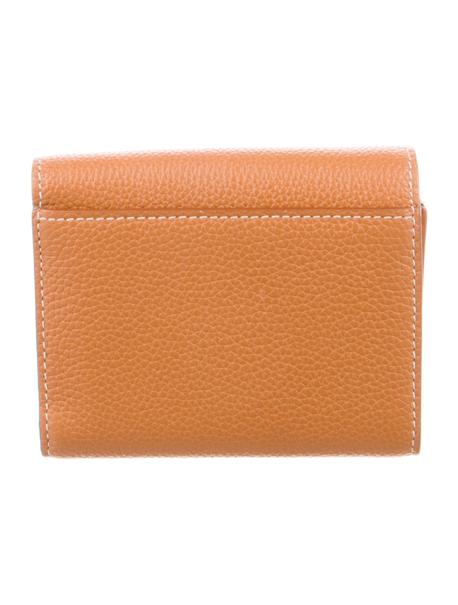 Burberry TB Leather Compact Wallet w/ Tags