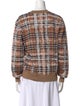 Burberry Merino Wool Plaid Print Sweater