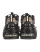 Burberry House Check Pattern Mesh Accents Sneakers