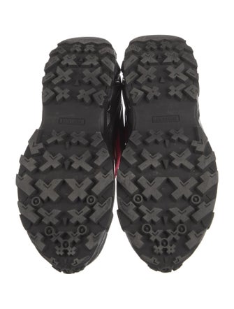 Burberry House Check Pattern Mesh Accents Sneakers