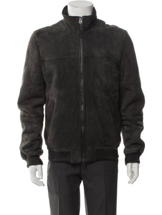 Burberry Brit Shearling Bomber Jacket