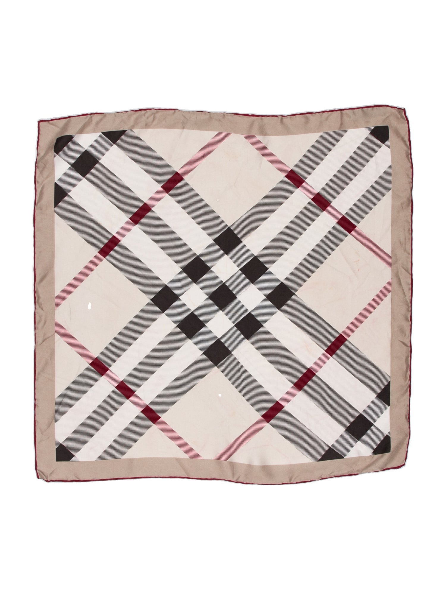 Burberry Silk TB Monogram Scarf