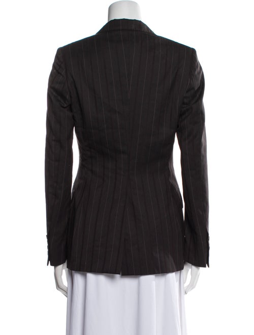 Burberry Prorsum Virgin Wool Striped Blazer