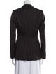 Burberry Prorsum Virgin Wool Striped Blazer