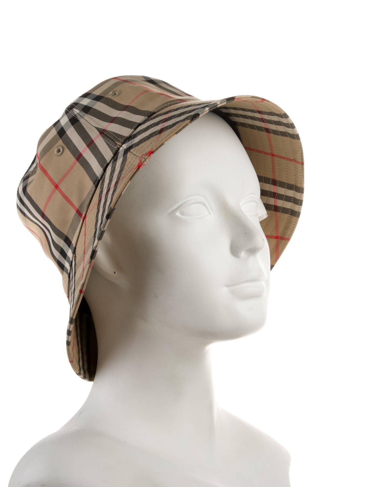 Burberry Woven Check Bucket Hat
