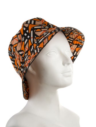Burberry Printed Woven Bucket Hat
