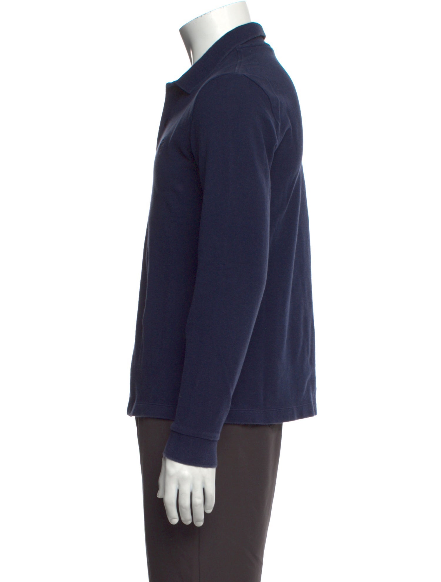 Burberry Crew Neck Long Sleeve Polo Shirt