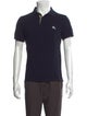 Burberry Brit Nova Check Pattern Crew Neck Polo Shirt