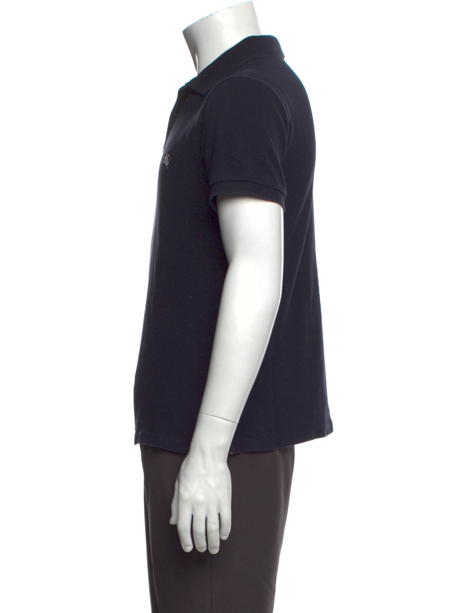 Burberry Brit Nova Check Pattern Crew Neck Polo Shirt