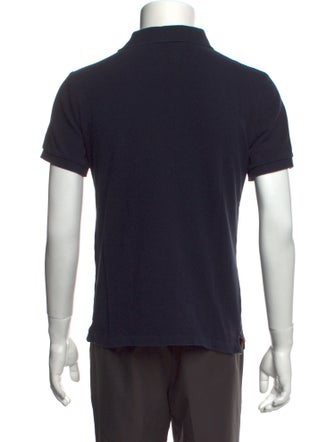 Burberry Brit Nova Check Pattern Crew Neck Polo Shirt