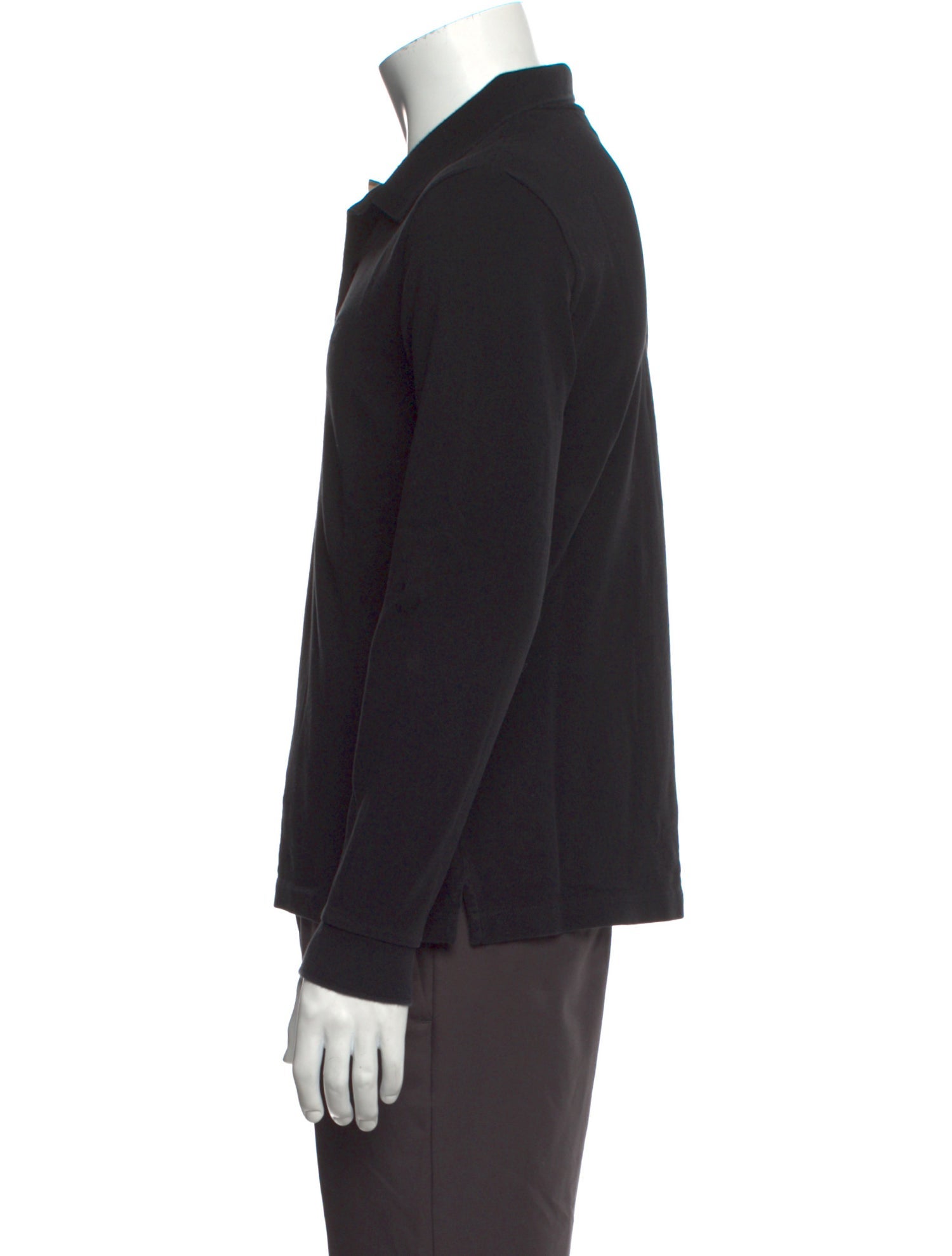 Burberry Crew Neck Long Sleeve Polo Shirt