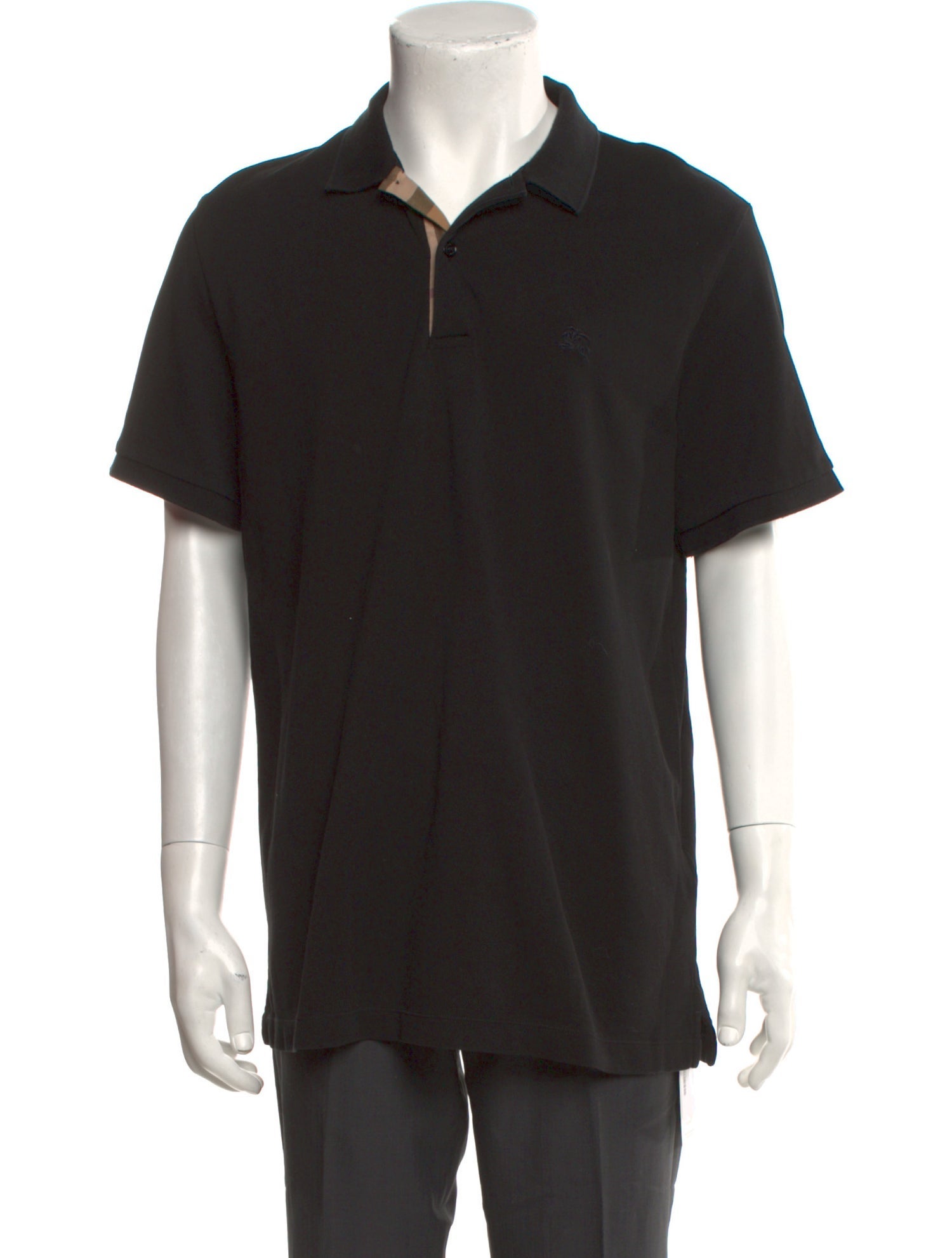 Burberry Crew Neck Short Sleeve Polo Shirt
