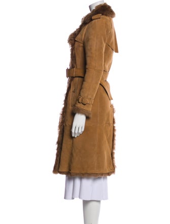 Burberry Shearling Faux Fur Coat