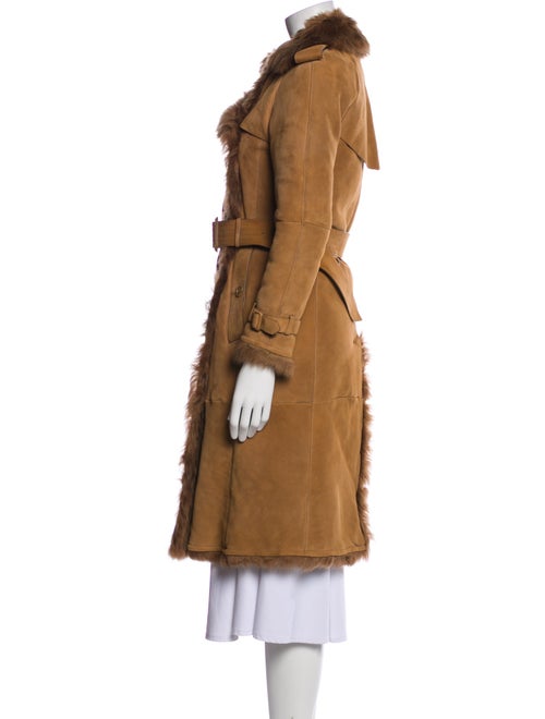 Burberry Shearling Faux Fur Coat