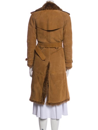 Burberry Shearling Faux Fur Coat