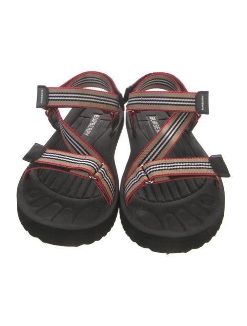 Burberry Canvas Striped Sandals