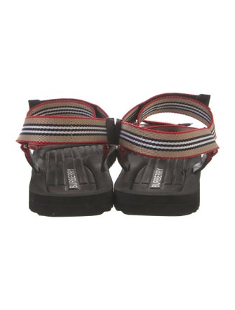Burberry Canvas Striped Sandals