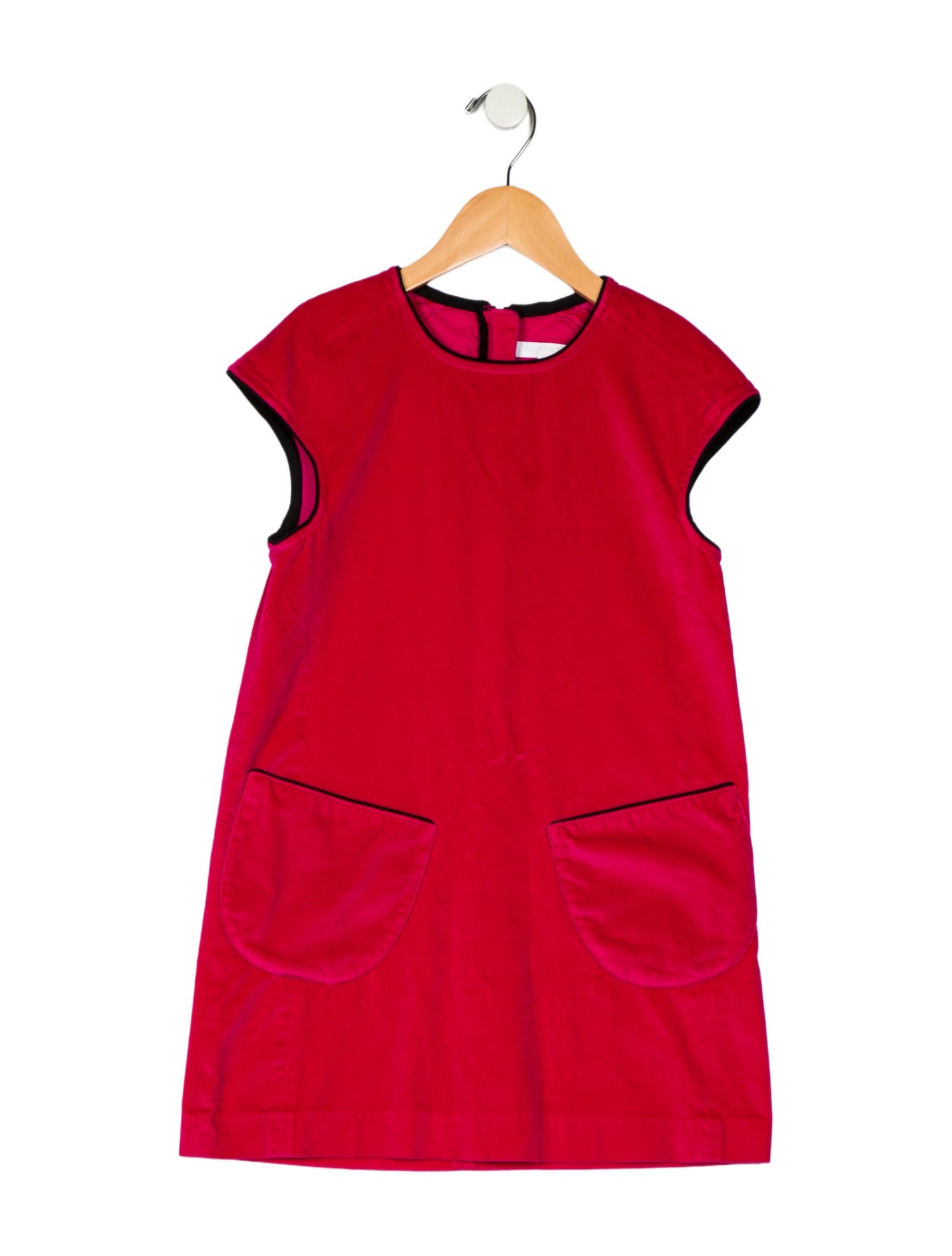 Burberry Girls Velvet Sleeveless Dress
