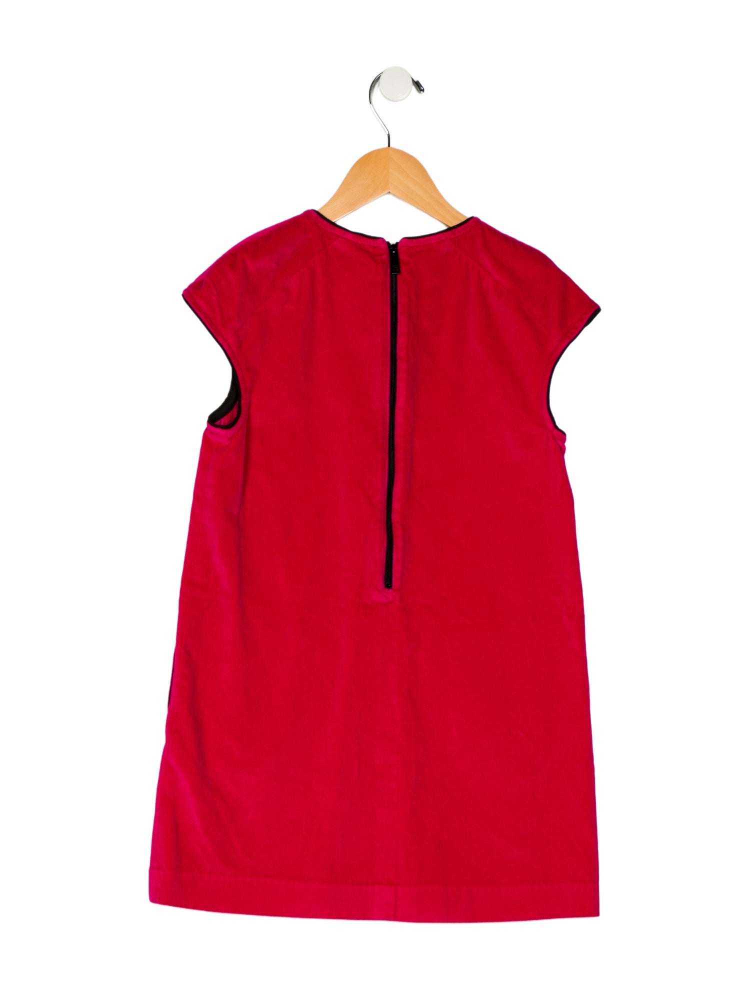 Burberry Girls Velvet Sleeveless Dress