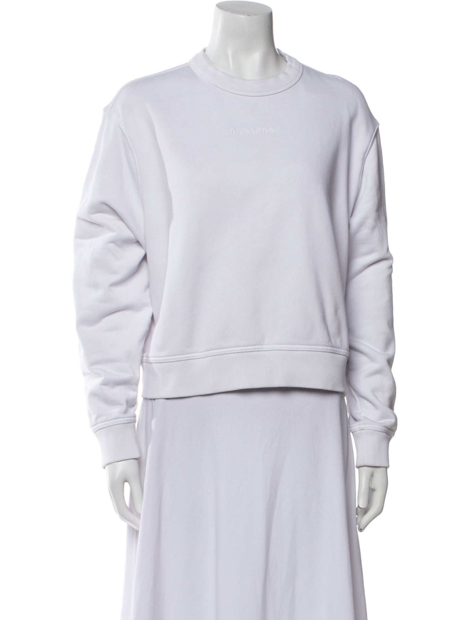 Burberry Crew Neck Long Sleeve Sweatshirt