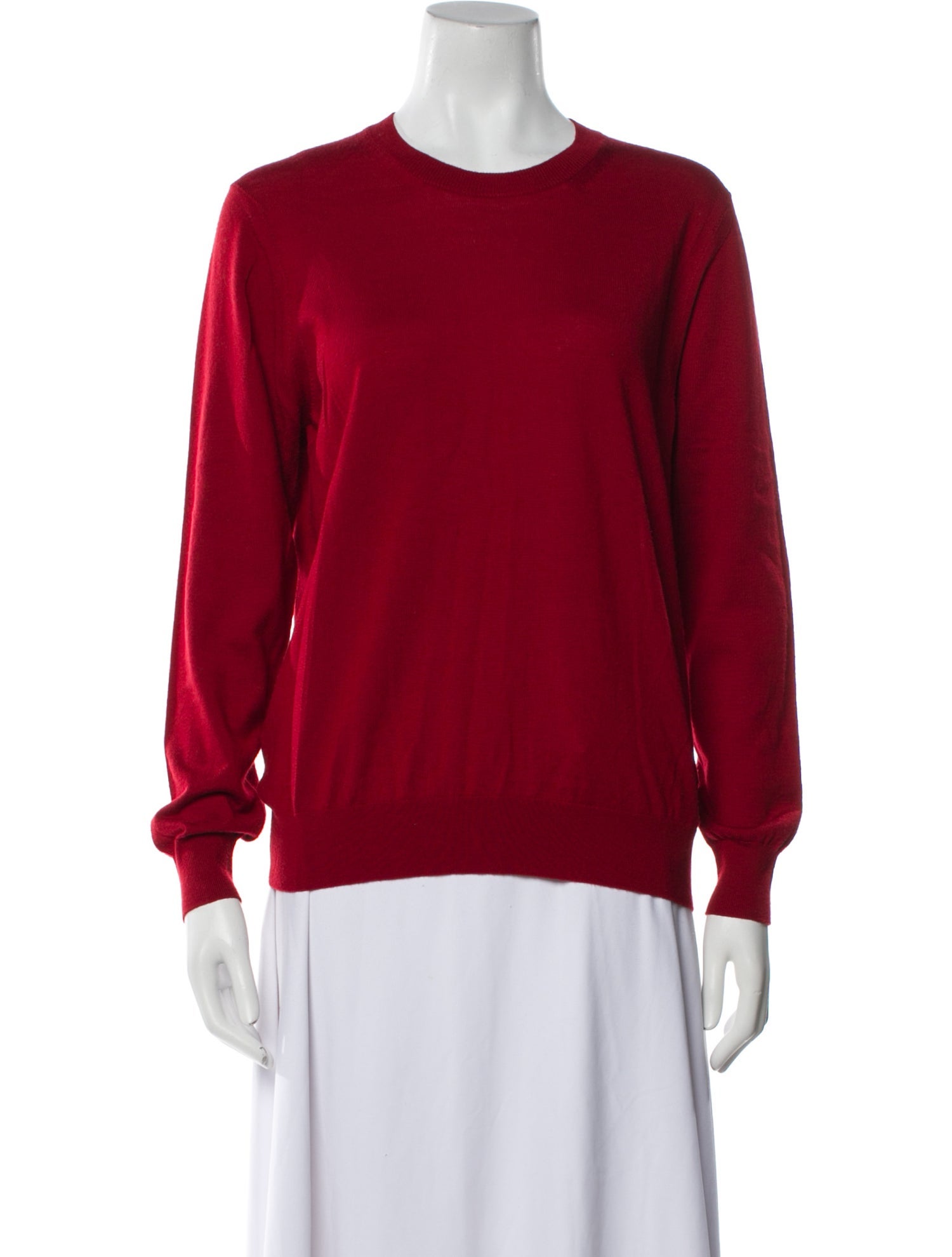 Burberry Merino Wool Crew Neck Sweater