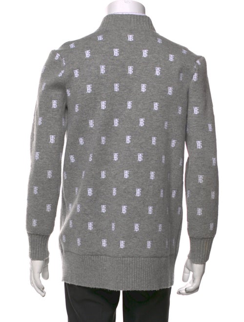 Burberry Printed V-Neck Cardigan